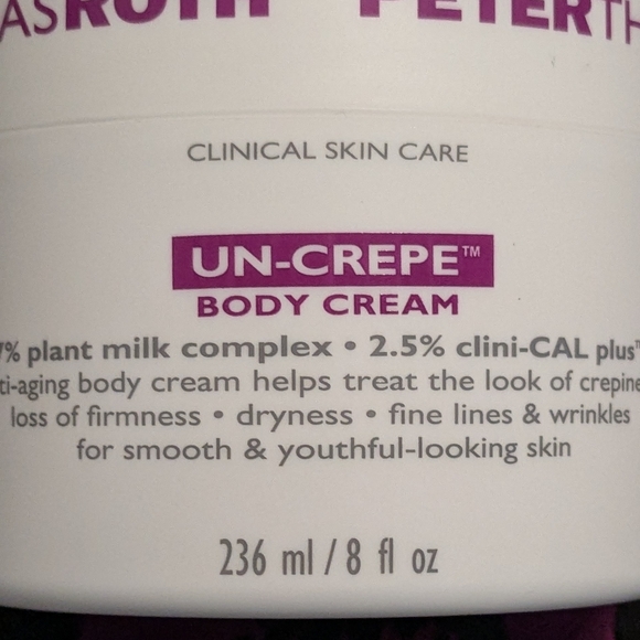 New Peter Thomas Roth Un-Crepe Body Cream - New - Picture 2 of 3